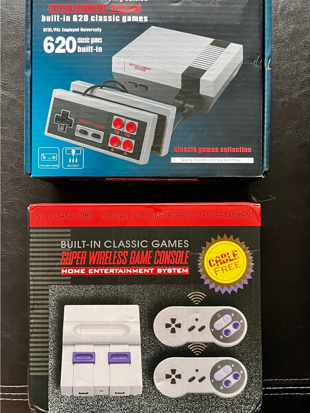 Built-In Classic Games Super Wireless Game Console - White